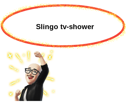 Slingo tv shower