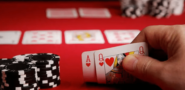 Texas Hold em pa ett fysiskt casino